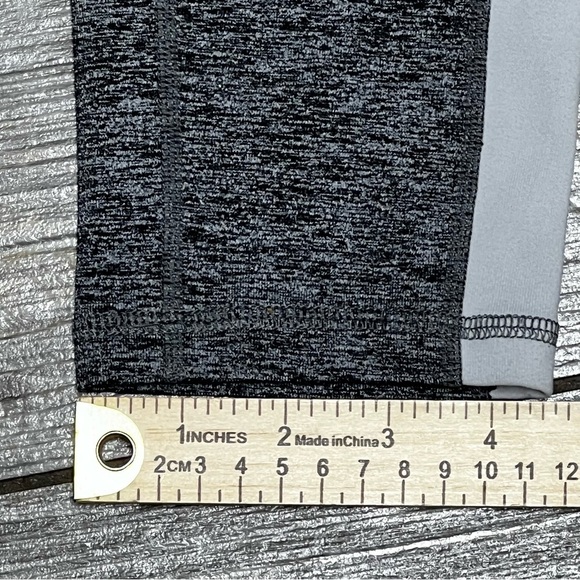 FJ Footjoy Golf Ankle Leggings Women's Size Large Gray Blue 27 Inch Side Pocket - Picture 12 of 15